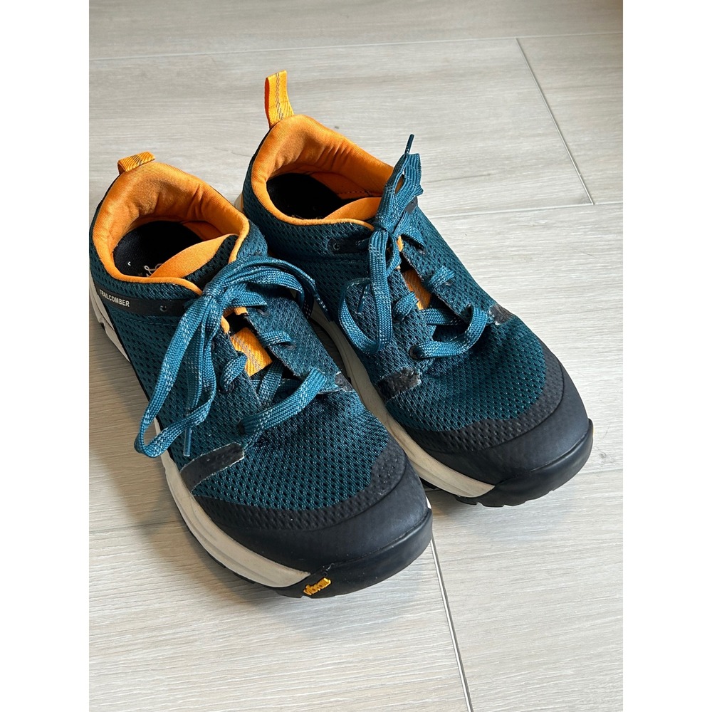 Danner Trailcomber 3 Hiking Shoes Women 8 Teal Orange Vibram sole Gorpcore hike